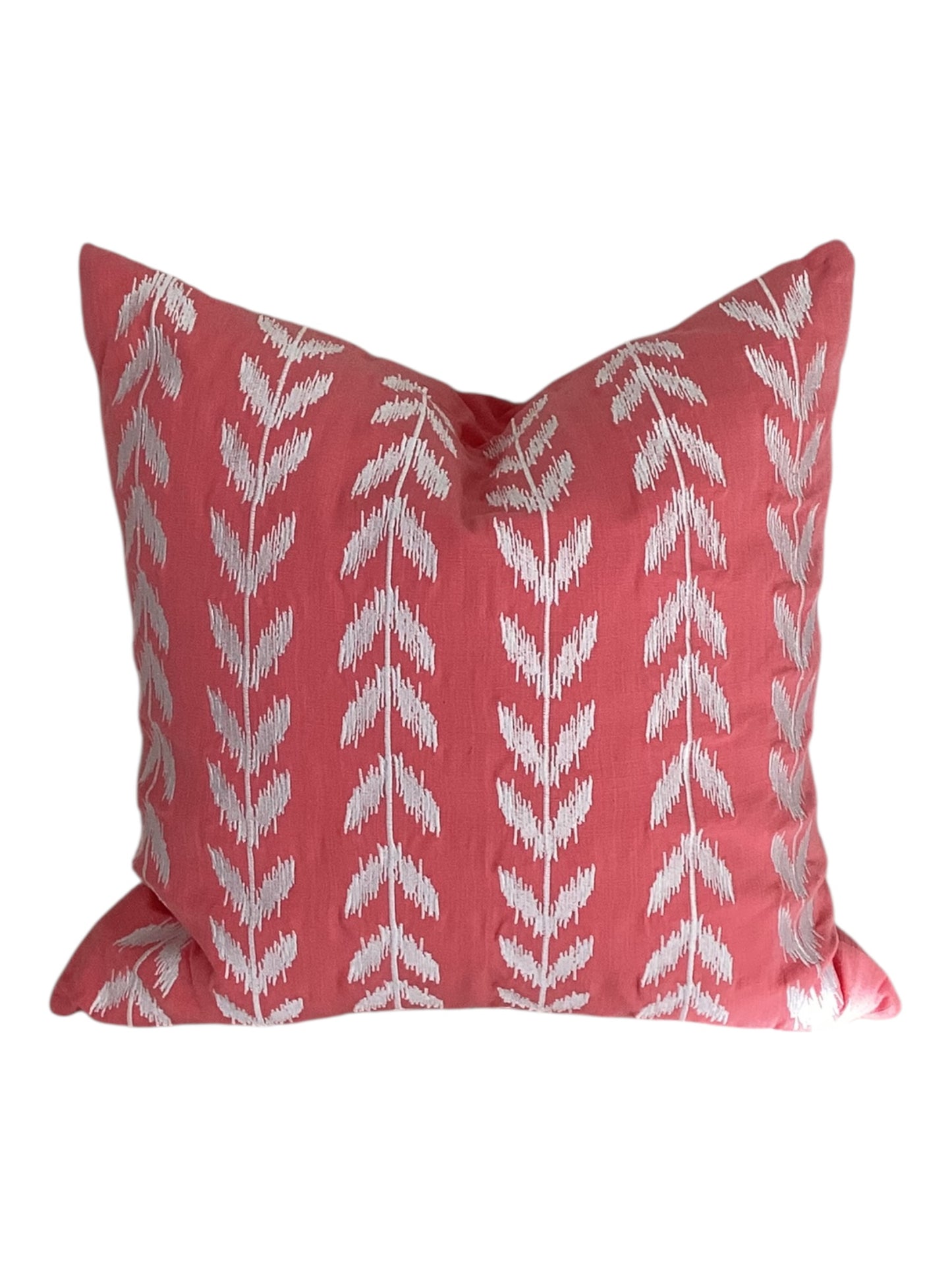 Southern Tide Accent Pillow Set – Pink & Dark Pink Decorative Throw Pillows 18x18 and 16x16 Spring Coastal Home Décor