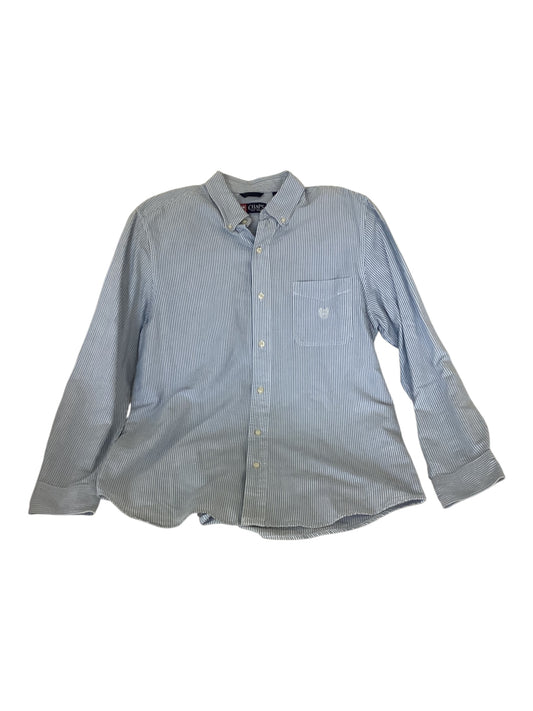 Chaps Long Sleeve 100% Cotton Oxford Button Up (L)