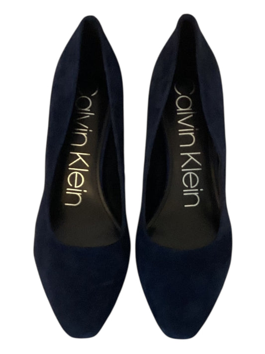 Calvin Klein Callia Pump Navy Blue (8)