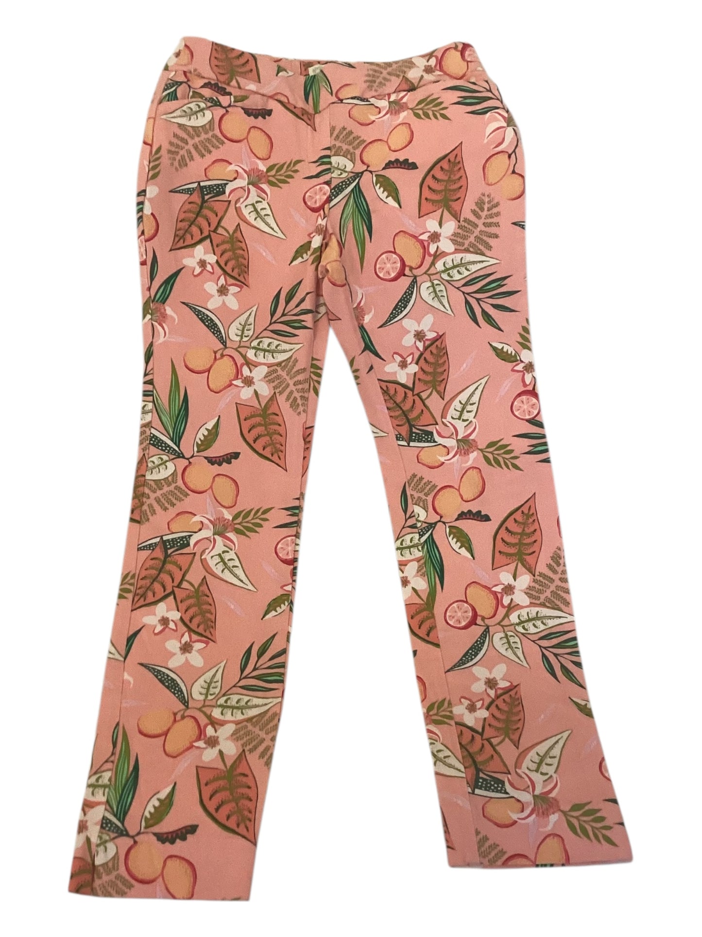 Spartina 449 Maren Pull On Pants Peach Floral Women’s XS