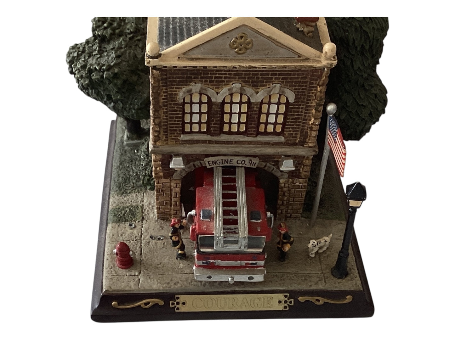 Set of Hawthorn Village Commitment to Courage Firehouse Series