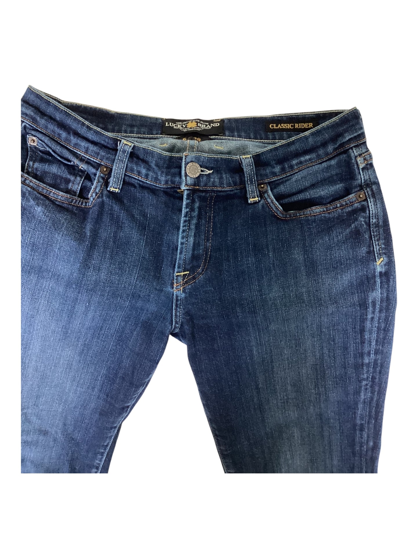 Lucky Brand classic Rider Dark Blue Jeans Size 6/28