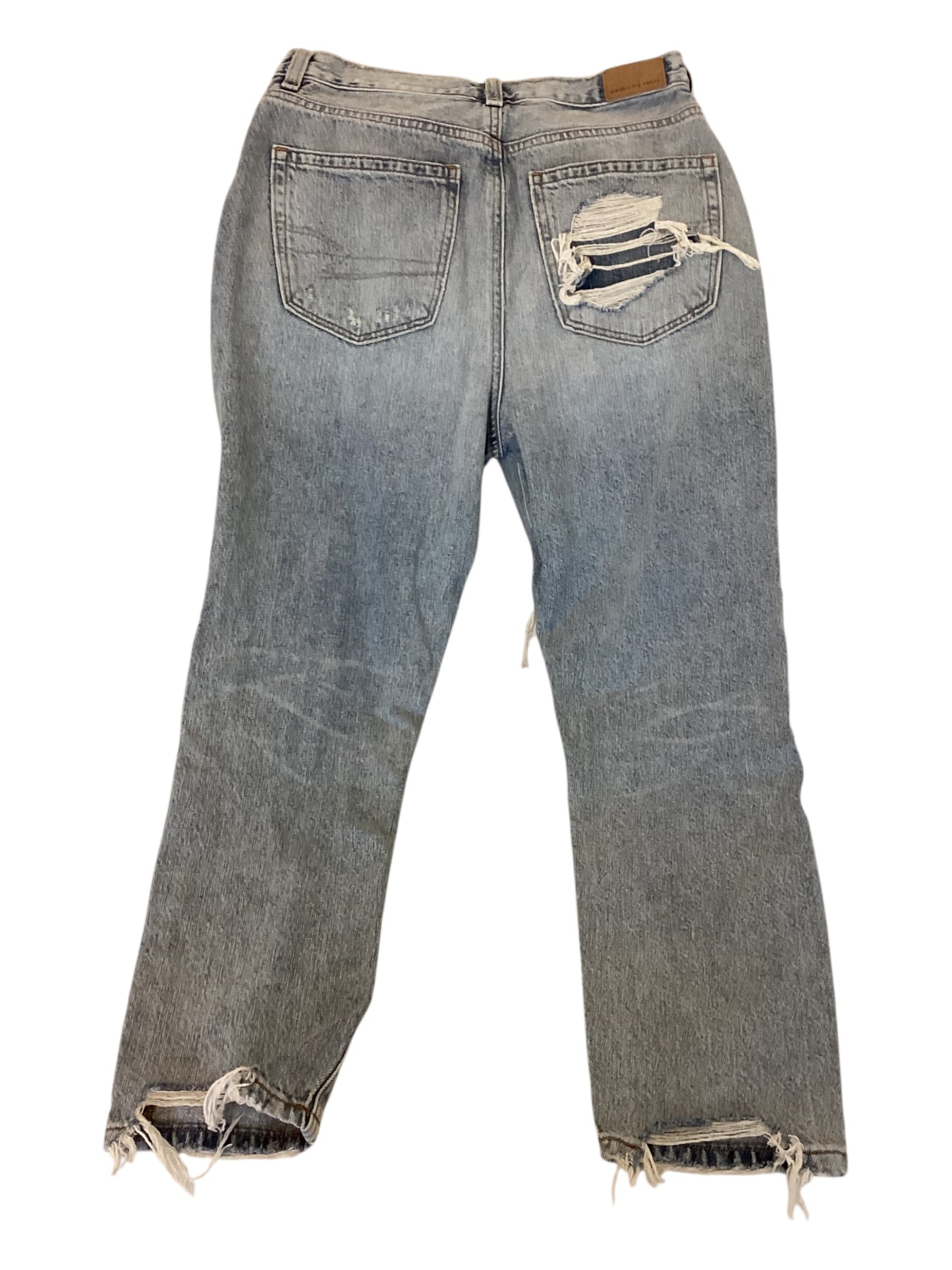 American Eagle Strigid Ripped Mom Jeans Women’s Size 4 Short