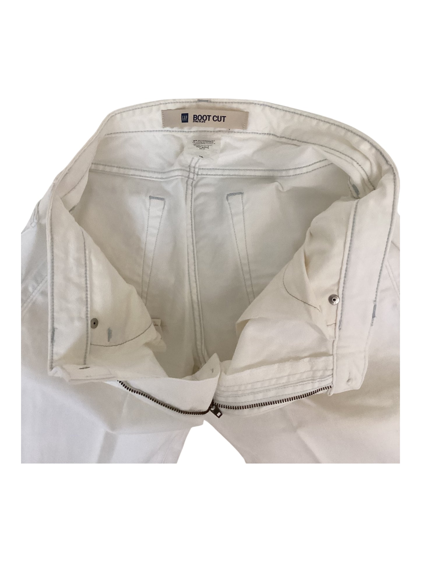 Women’s Gap Bootcut Stretch jeans White Size 12L