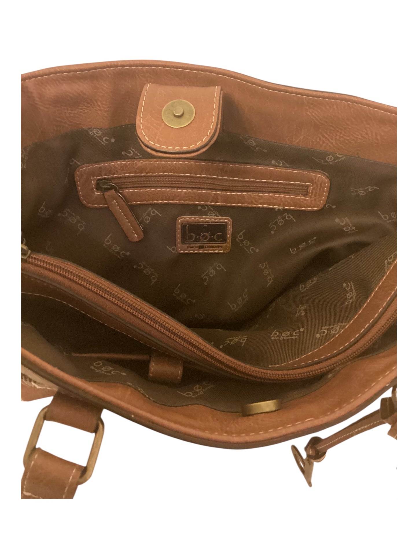 B.O.C. Born Concepts Amherst Saddle Brown Shoulder Bag