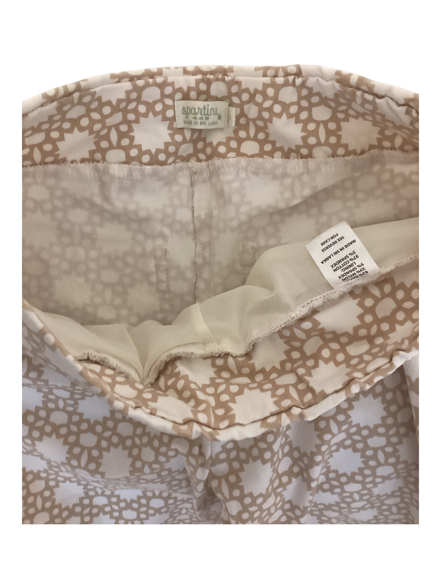 Spartina 449 Maren Calm Waters Surf Cane Pull On Pants Women’s XS