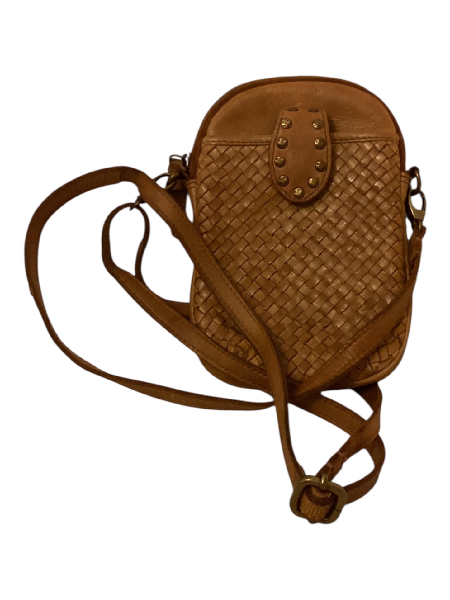 Vilenca Holland Genuine Leather Zippered Wallet Phone Crossbody Purse – Cognac