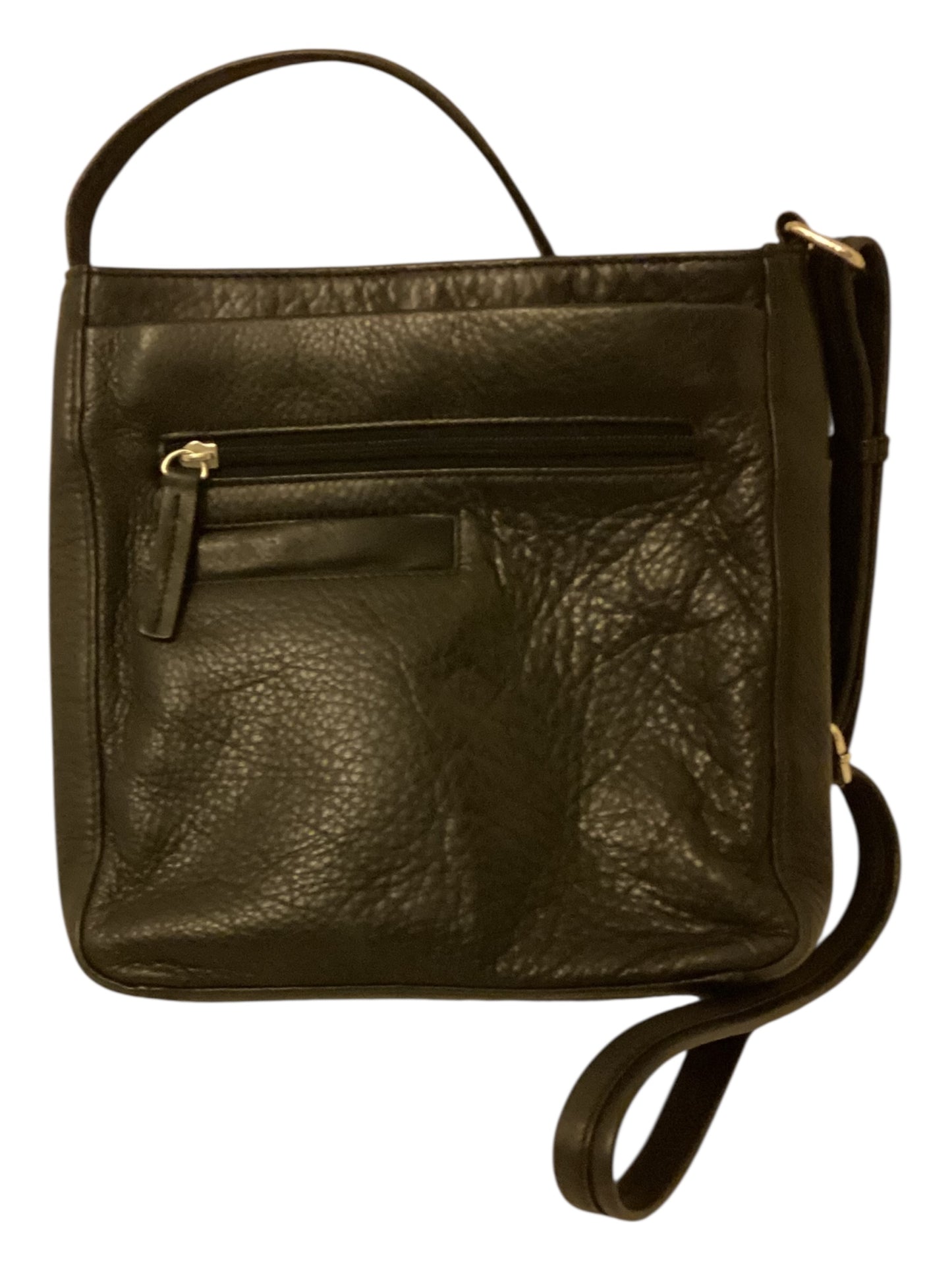 Etienne Aigner Black Leather Crossbody Medium Handbag