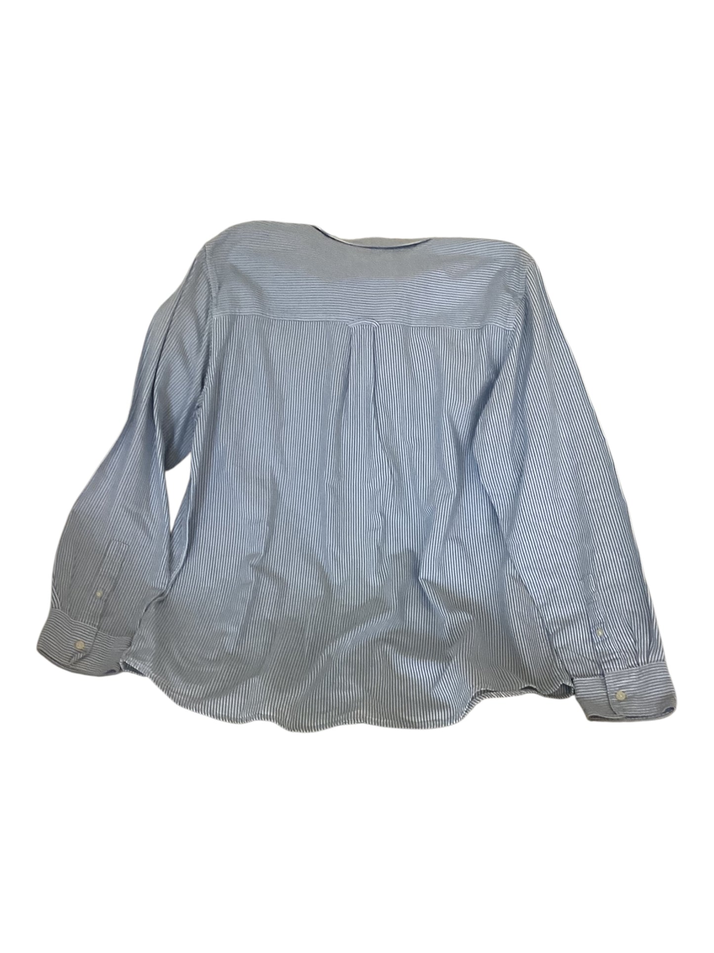 Chaps Long Sleeve 100% Cotton Oxford Button Up (L)