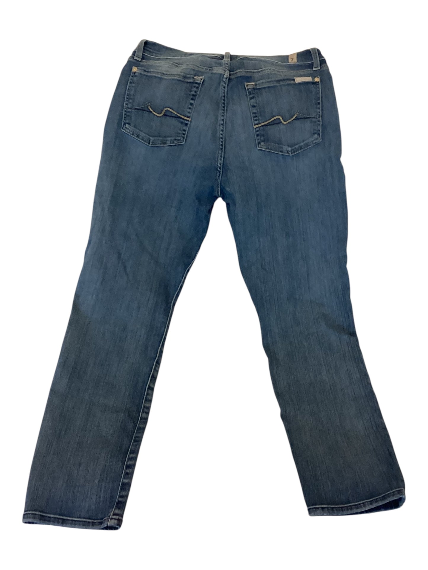 7 For All Mankind Women’s Josefina Button Fly Distressed Jeans Size 28