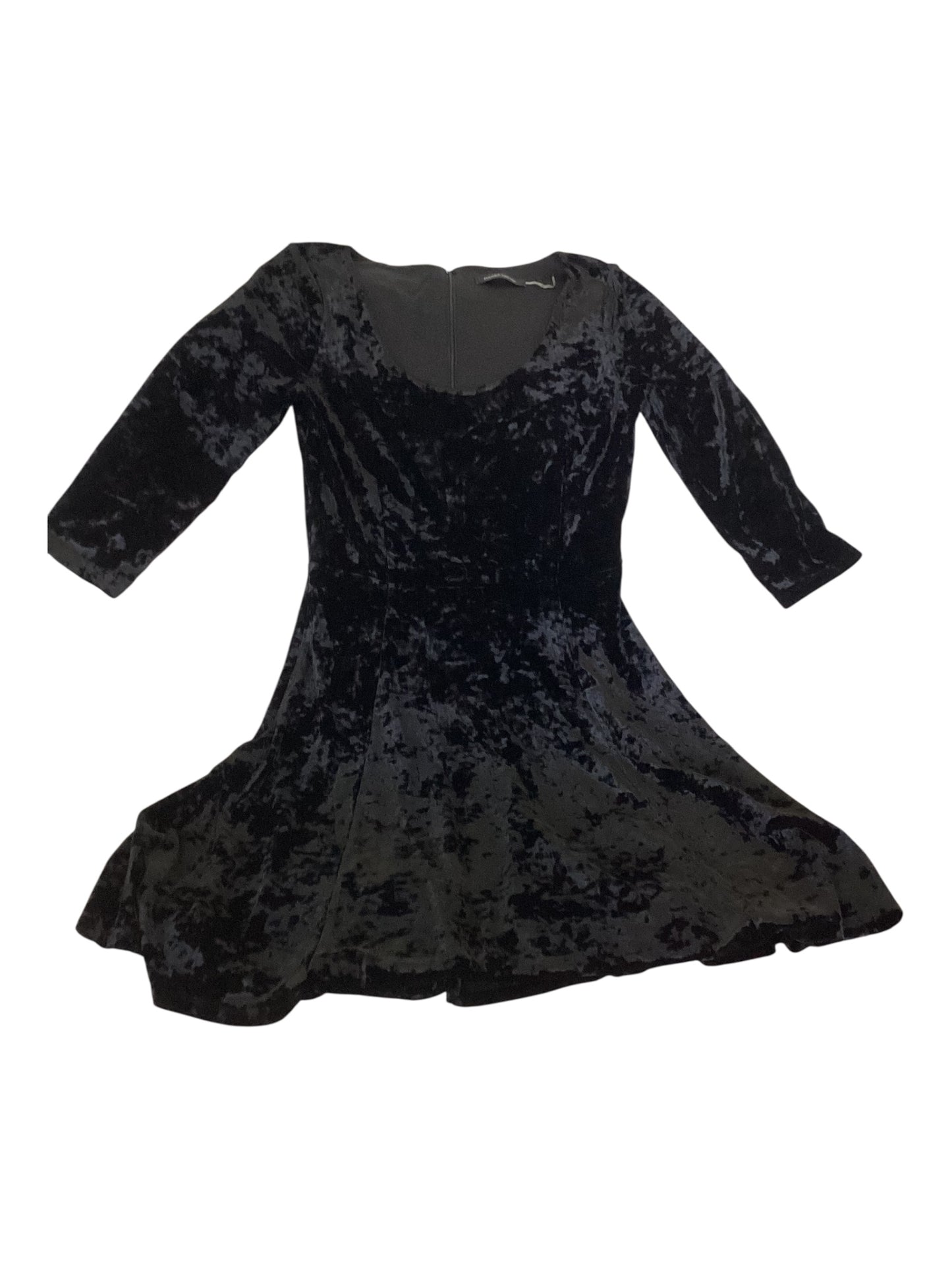 Ivanka Trump Black Velvet Dress Size 8