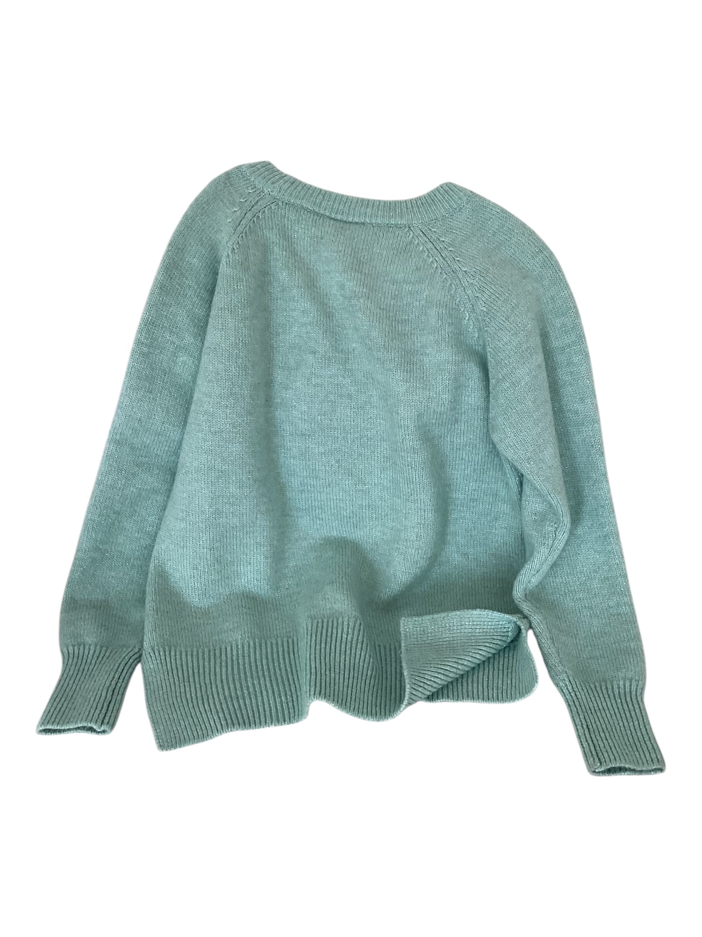 St. John’s Bay Aqua Tinsel Sweater Women’s Size Large