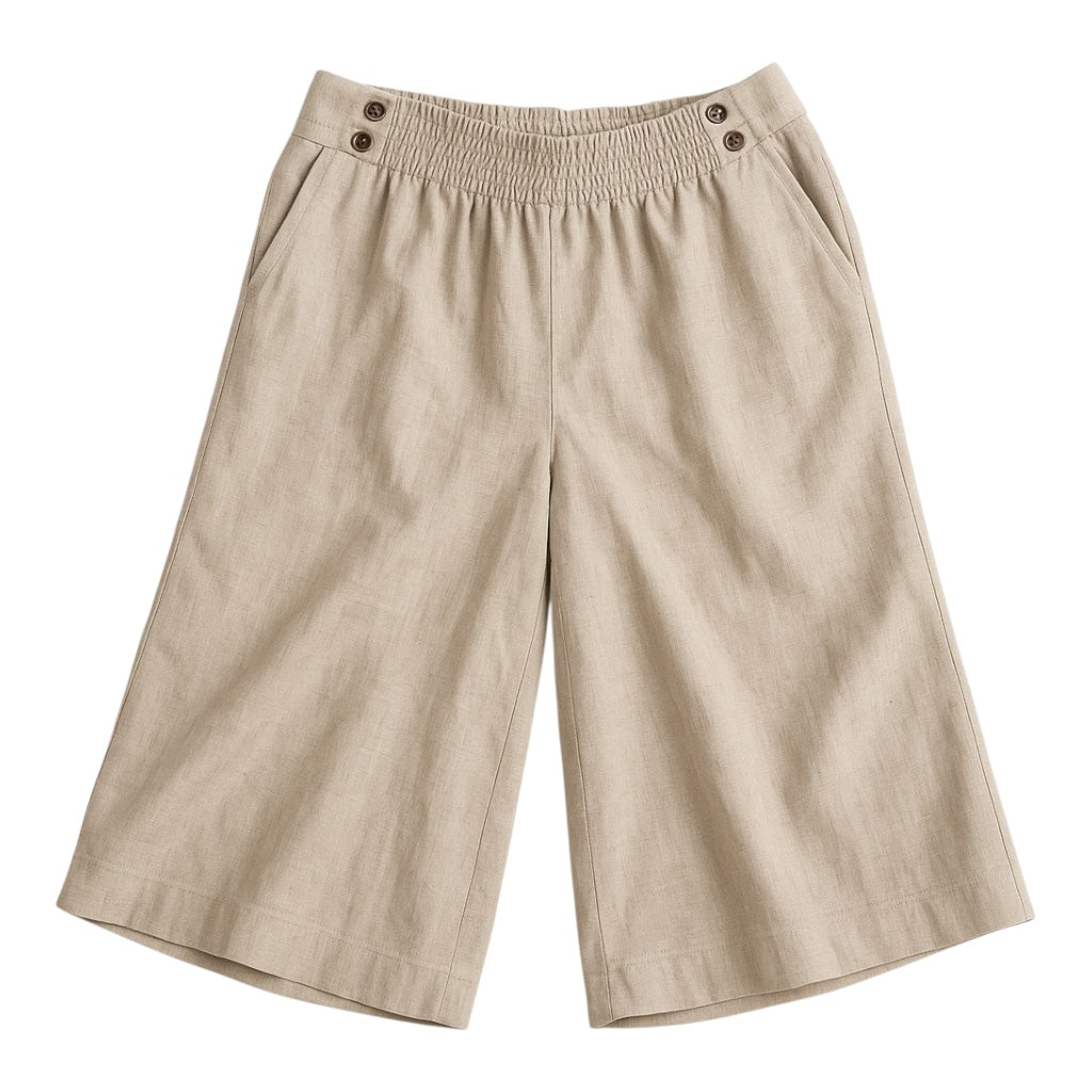 Cato 100% Linen Capri Pants