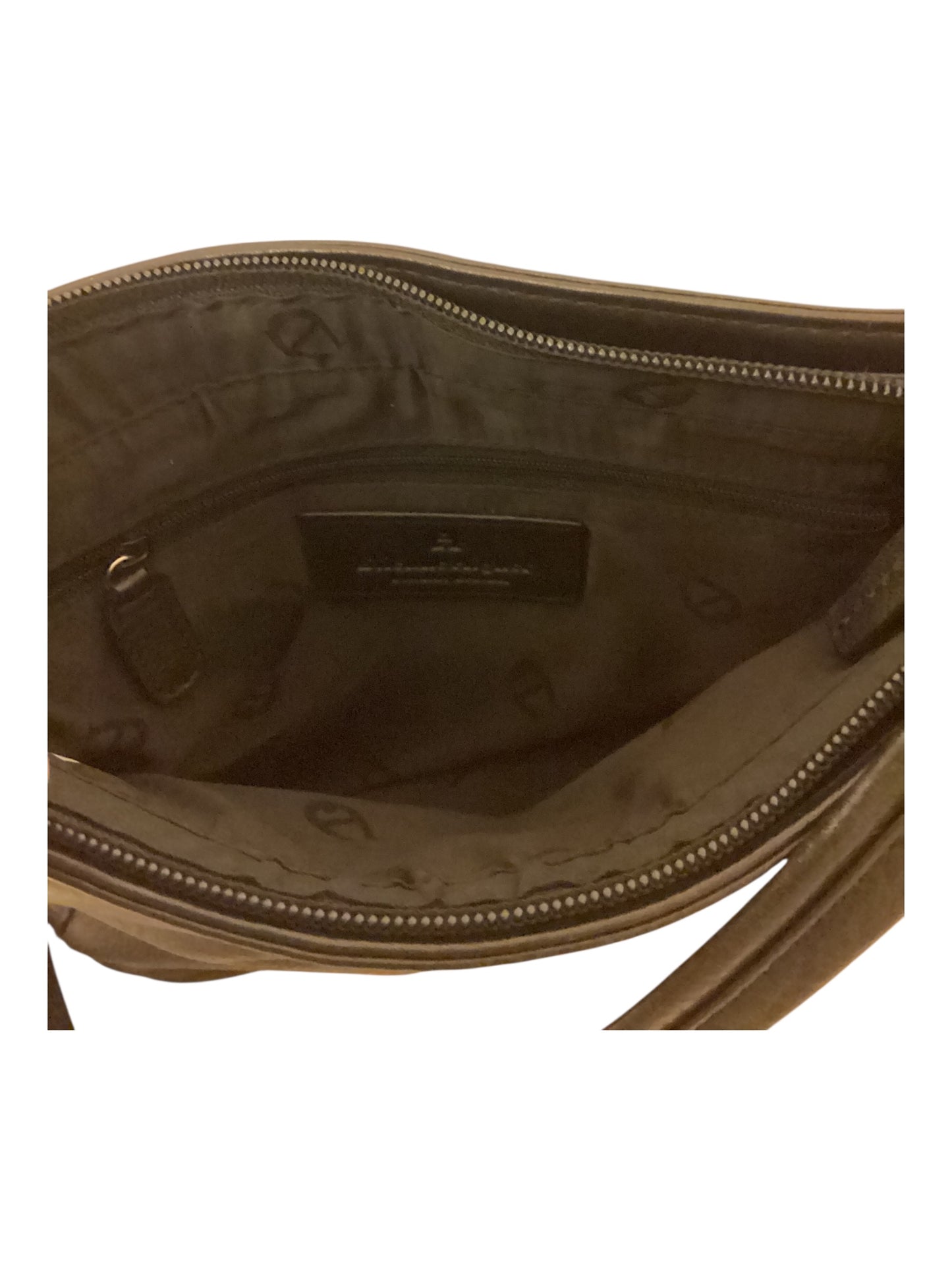 Etienne Aigner Black Leather Crossbody Medium Handbag