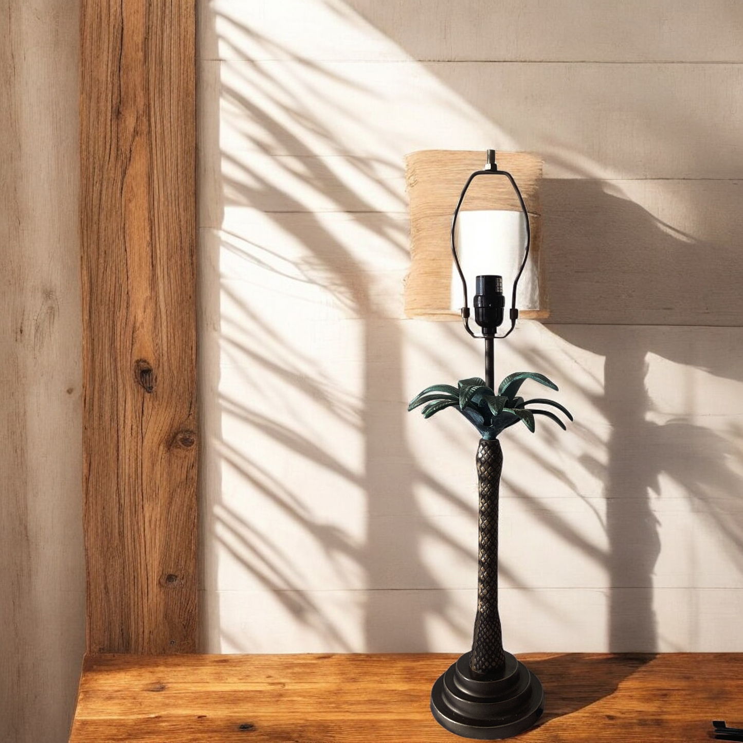 Vintage Palm Tree Lamp
